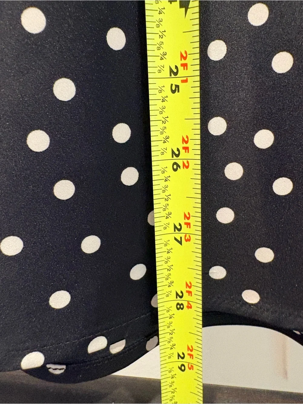 The Drop Women’s Black Polka Dot Midi Skirt - Size Medium
